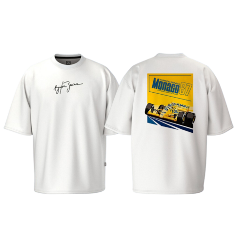 Remera Ayrton Senna Mónaco 87